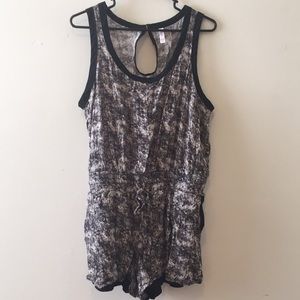 Black and White Romper